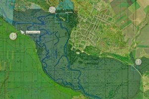Печенежское водохранилище - интерактивная карта