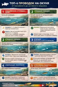 Топ проводок для окуня весной