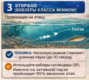 Stop & Go (Воблеры класса Minnow)