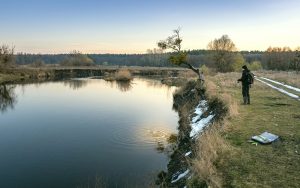 ловля щуки ранней весной на джиг на глубине у бровки