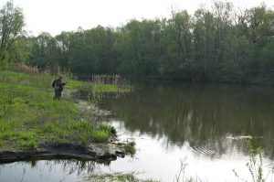 ловля голавля на воблер у берега